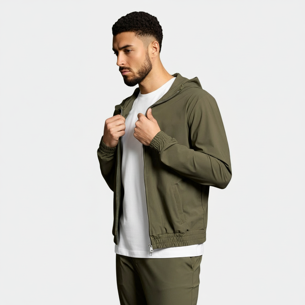 Dark Green Tech Suit