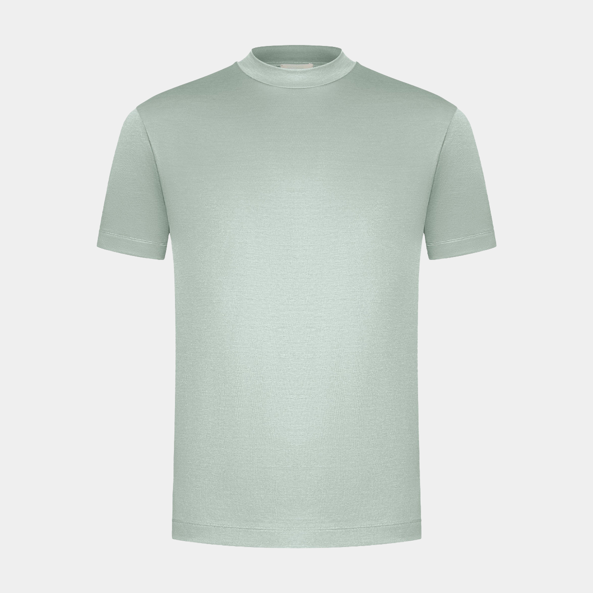 Luxurious Shiny Mint Green T-shirt