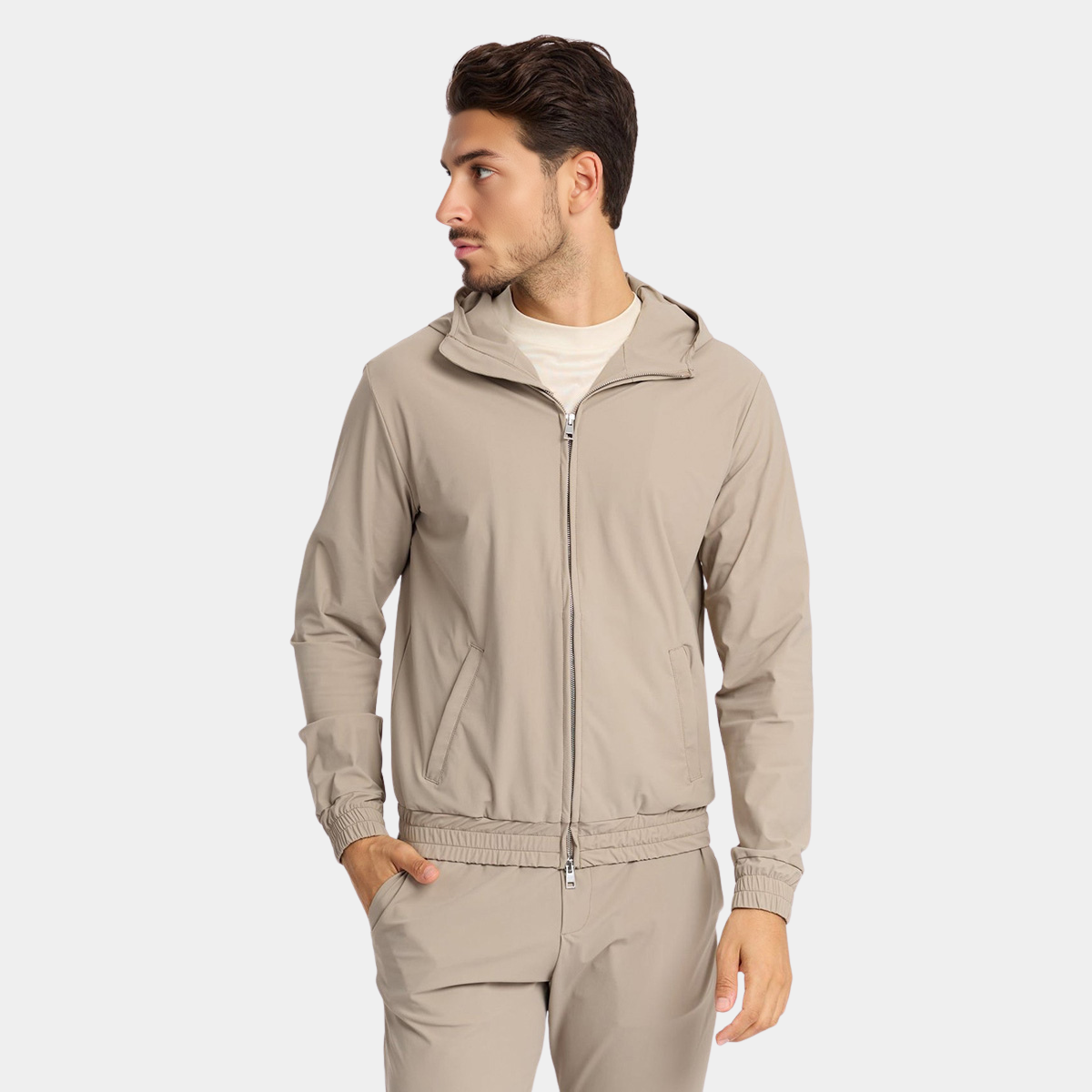 Light Beige Tech Suit