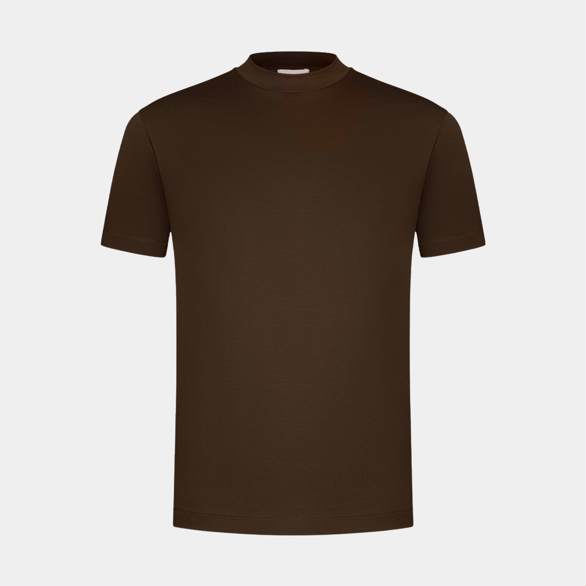 Luxurious Shiny Dark Brown T-shirt