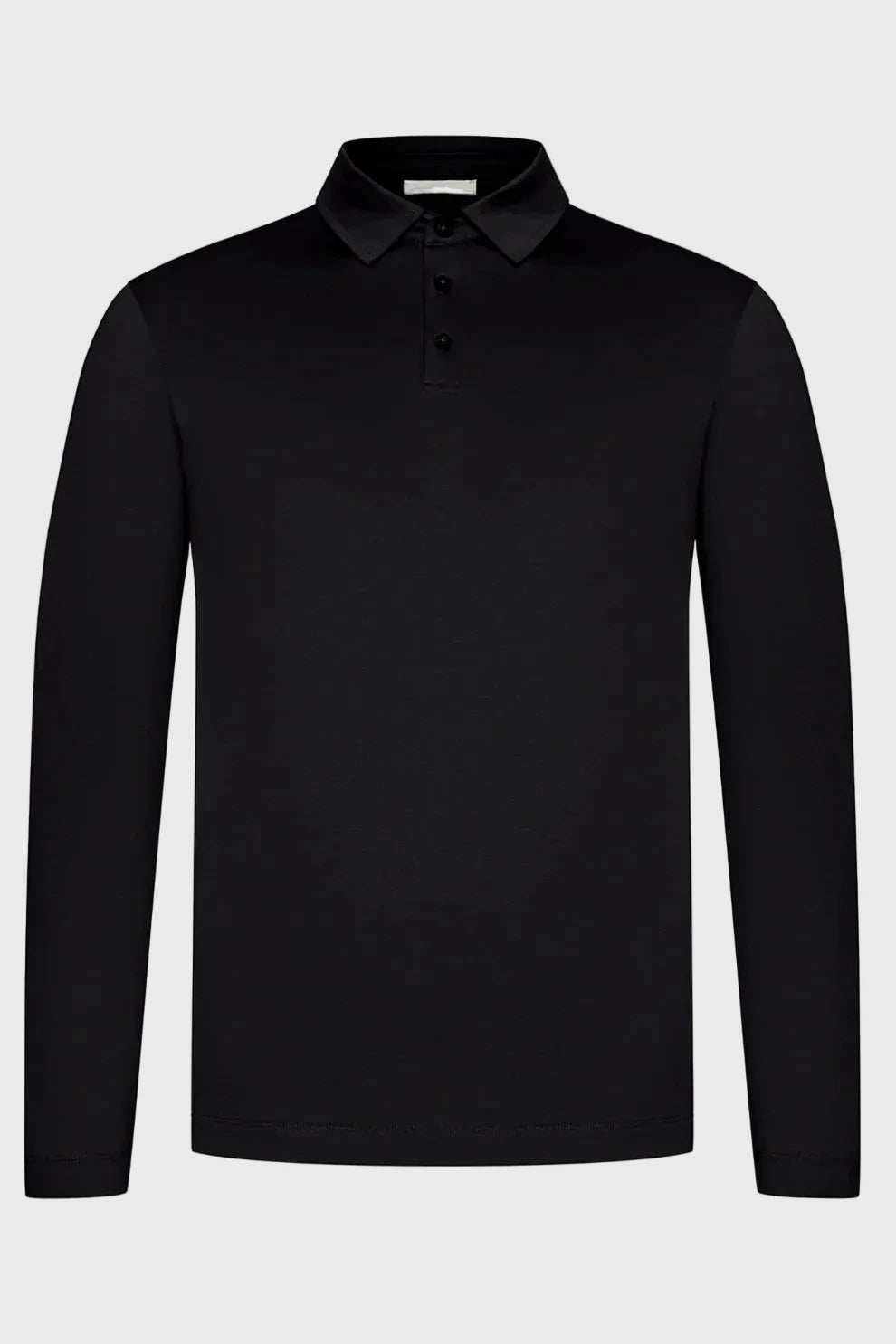 Luxury Longsleeve Polo Black