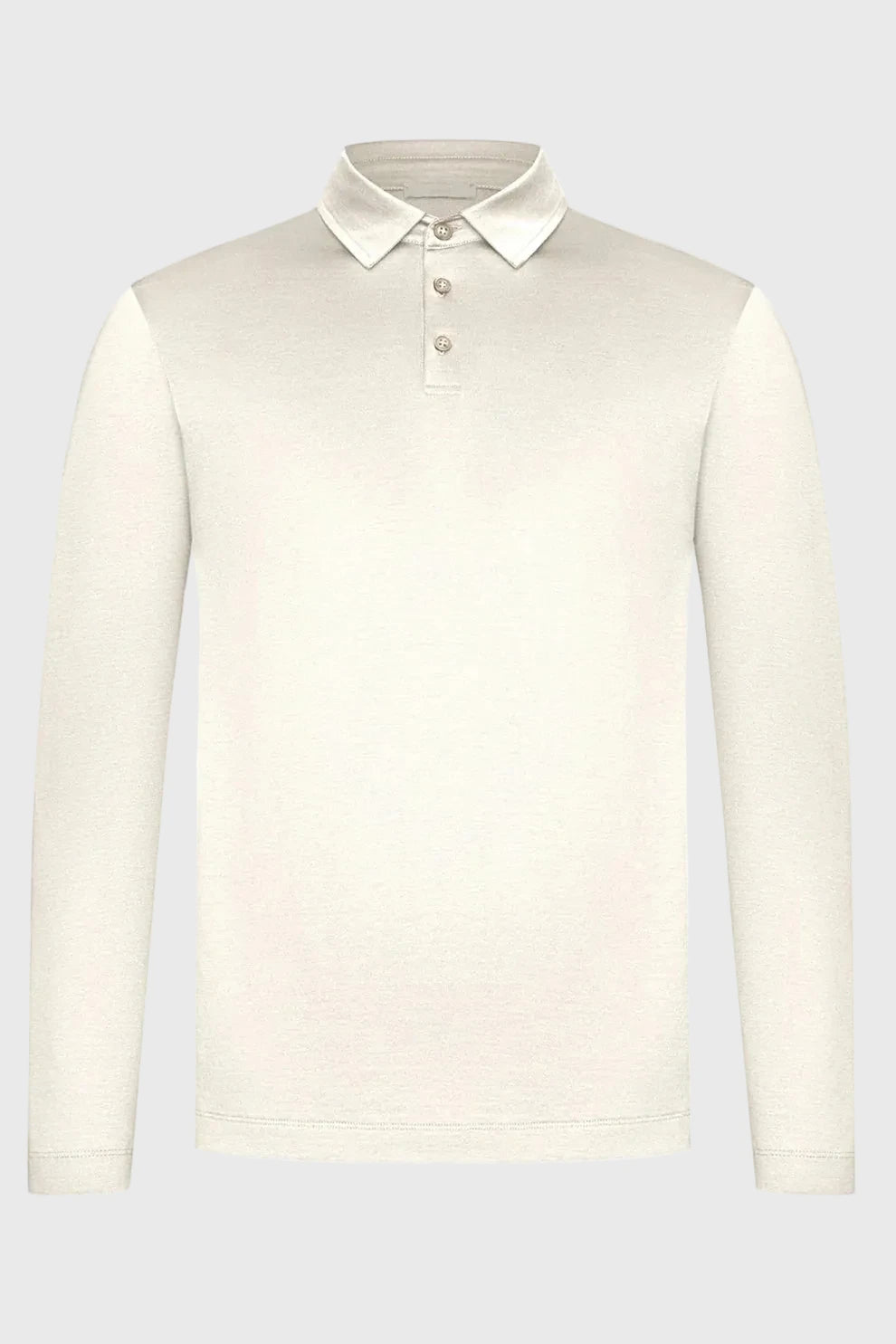 Luxury Longsleeve Polo Beige