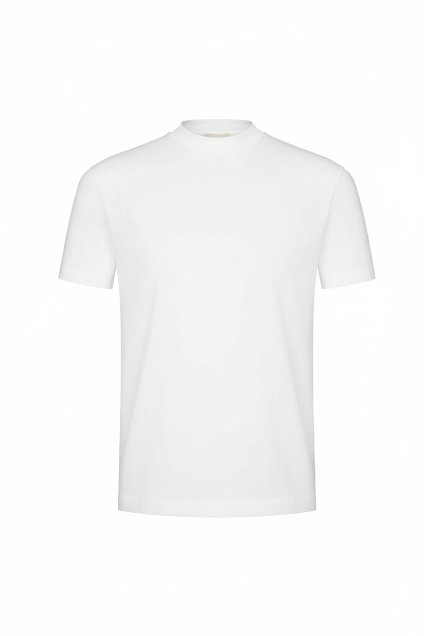 Luxurious Shiny White T-shirt