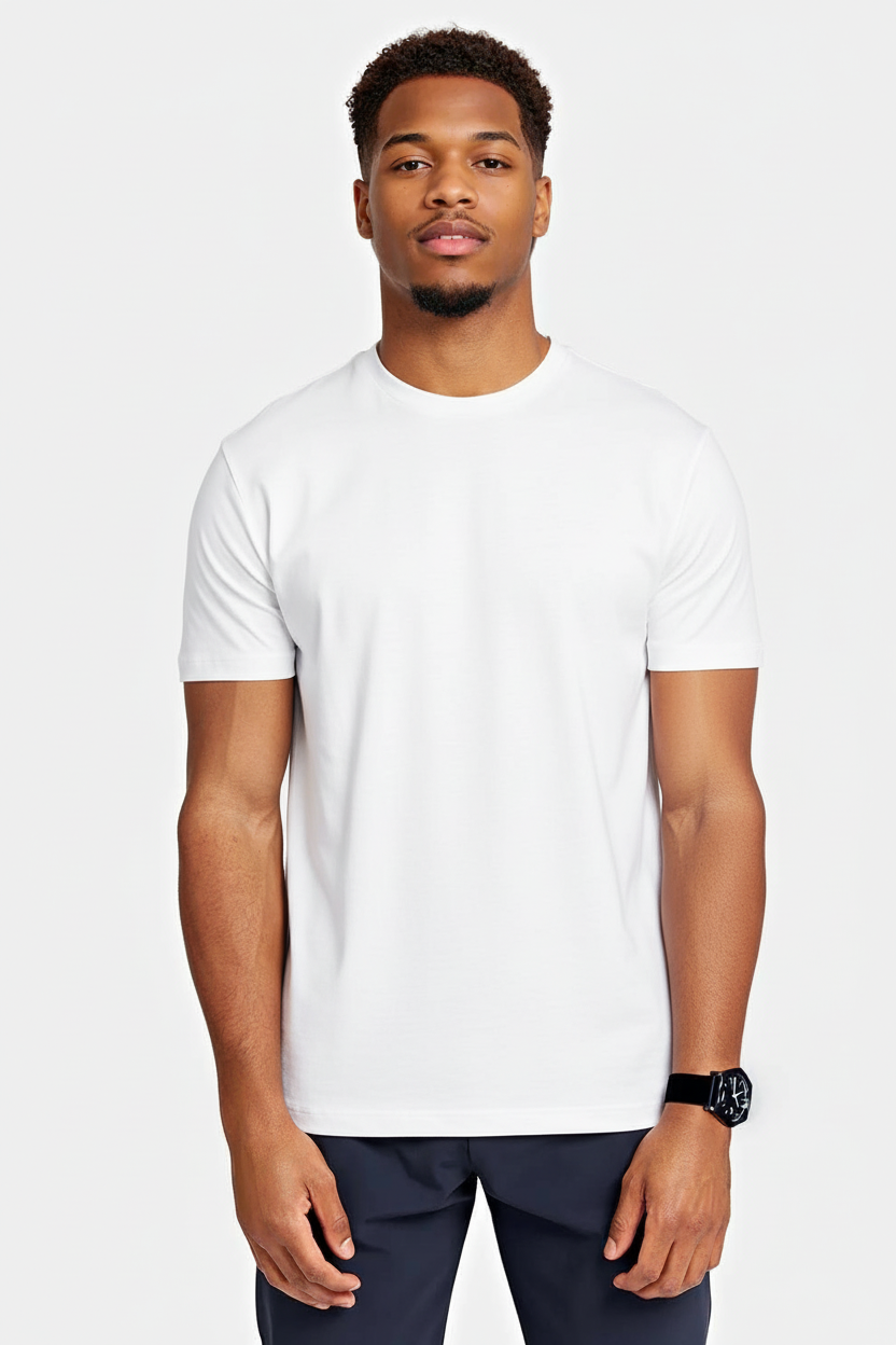 Luxurious Shiny White T-shirt