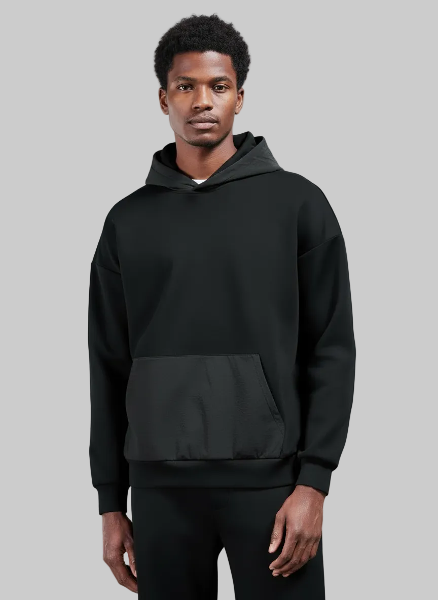 Interlock Hybride Tracksuit Black