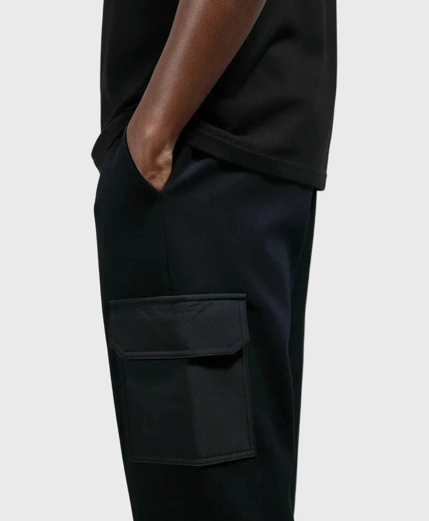 Interlock Hybride Tracksuit Black