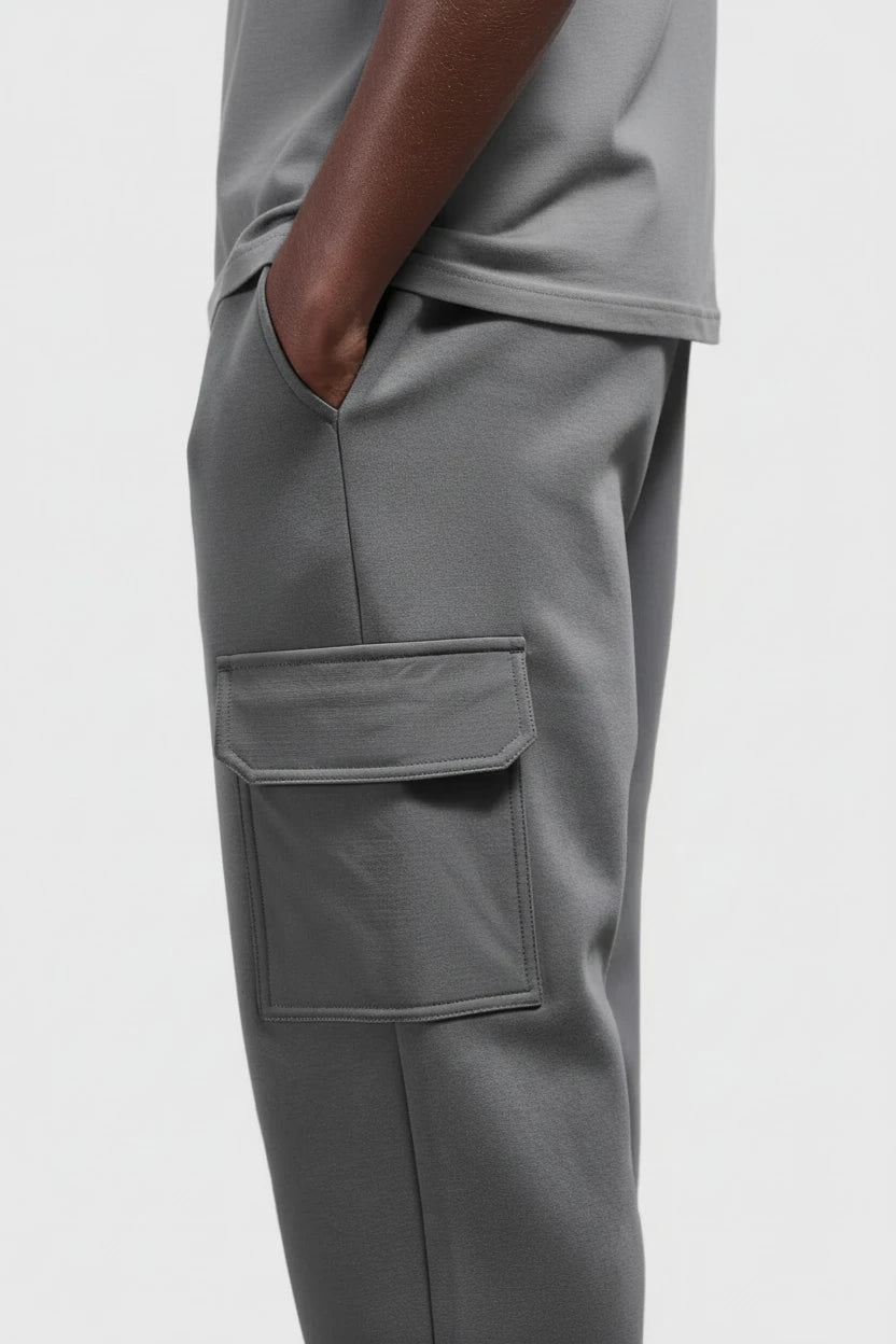 Interlock Hybride Tracksuit Grey