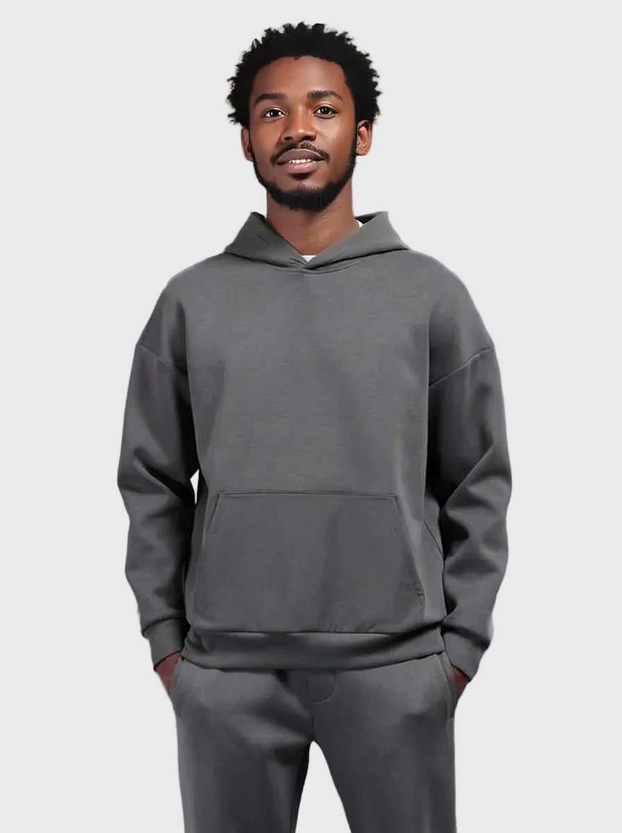 Interlock Hybride Tracksuit Grey