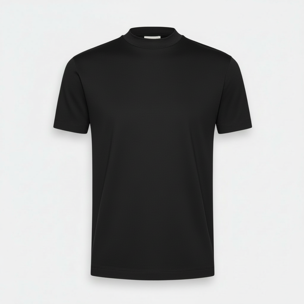 Luxurious Shiny Black T-shirt