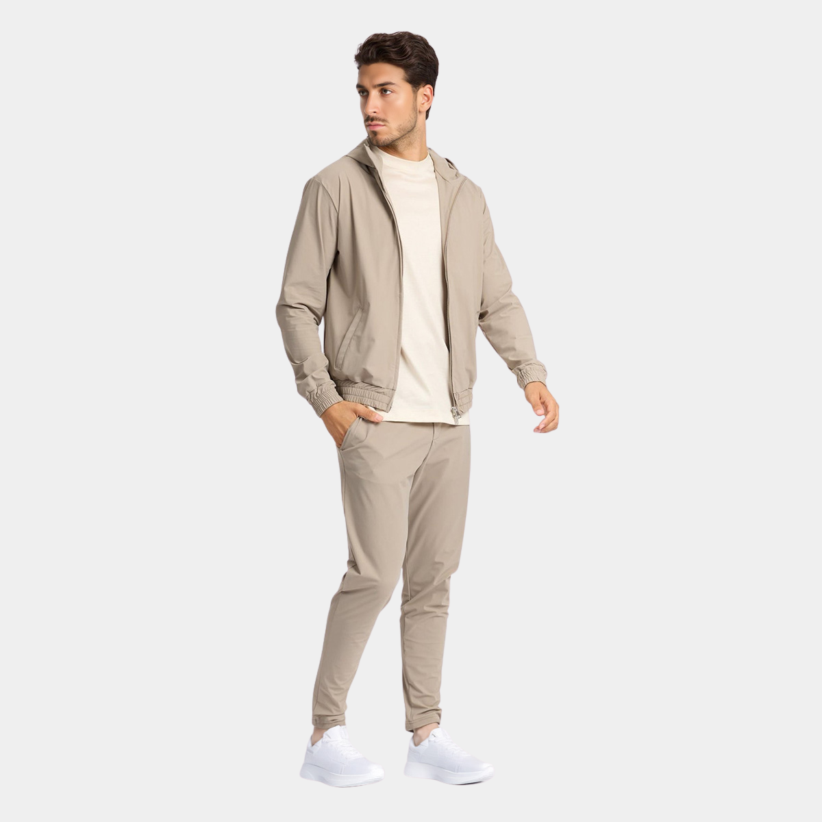Light Beige Tech Suit