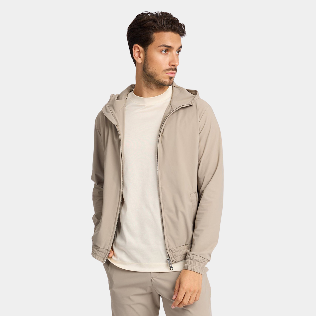 Light Beige Tech Suit