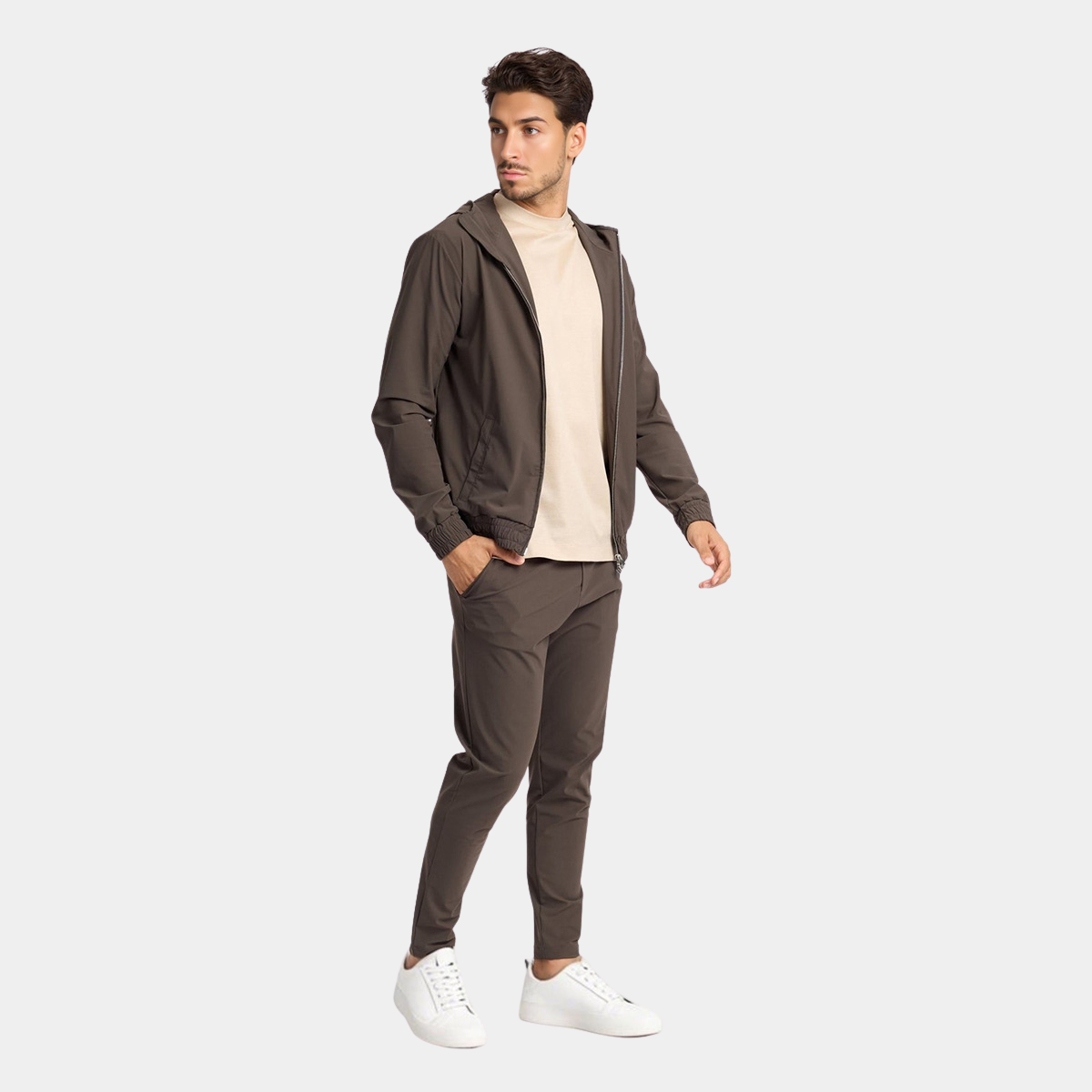 Mocha Brown Tech Suit